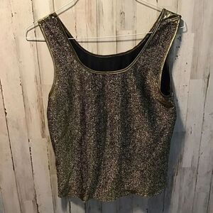 Blouse ￼shimmering gold and sexy by Cinema side large